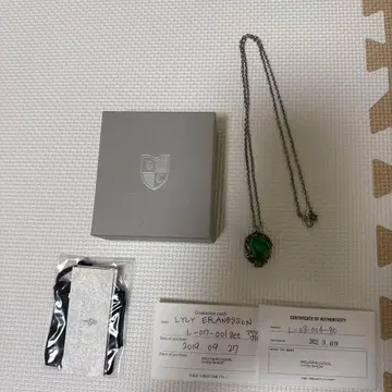 LILY ERANSSON 아쿠아 블루 펜던트 목걸이