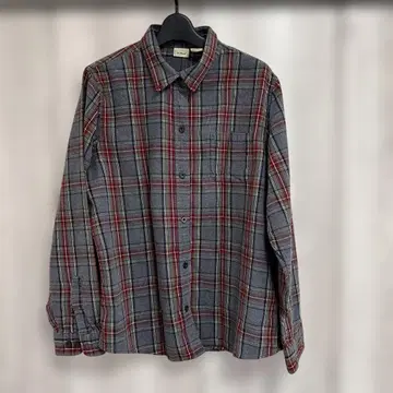 L.L.Bean 긴팔 플란넬 셔츠 그레이/레드/그린