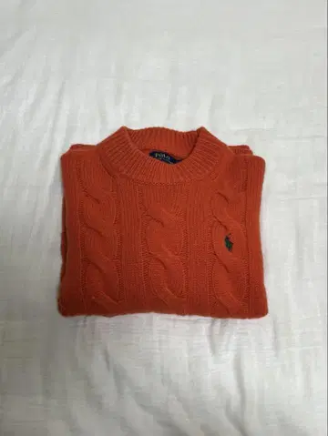 POLO 오렌지 니트