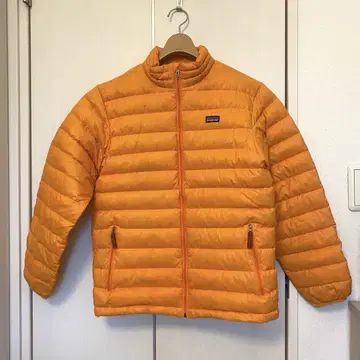 patagonia 다운 자켓 오렌지