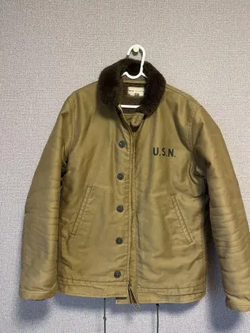 The REAL McCOY'S N-1 덱 자켓 U.S.N. 38