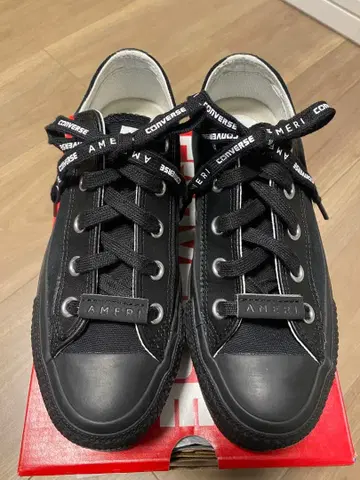 CONVERSE AMERI 블랙 스니커즈