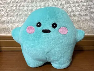 서큘러 양 터콰이즈 블루 봉제 인형 대 만국박람회 독일관