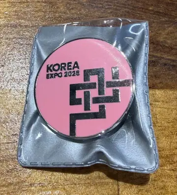 오사카 간사이 만국 박람회 한국관 핀 배지