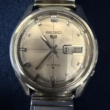 SEIKO 5 세이코 데이데이트 6119-8020 자동 와인딩 남성용