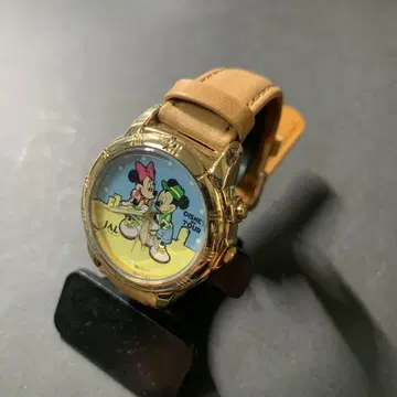 디즈니 JAL 미키 미니 손목시계 배터리 방전 Disney