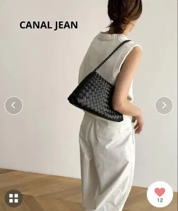 새상품급 CANAL JEAN diggity 메쉬 숄더백 블랙
