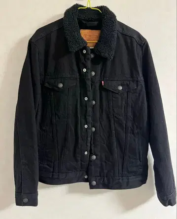 리바이스 콜라보 미키 데님 보아 자켓 S 보아 자켓