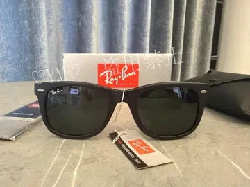 인기 RayBan 기무라 타쿠야 WAYFARER 매트 블랙x라이트 그레이
