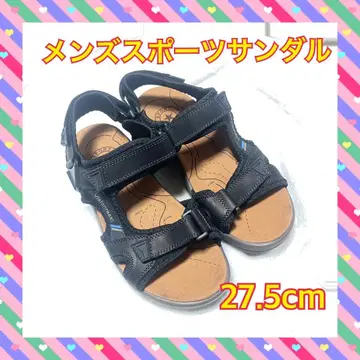 남성용 스포츠 샌들 27.5cm 블랙 에어쿠션