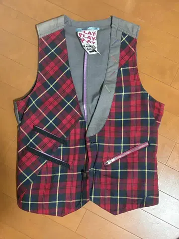 PLAY-PLAY-PLAY 타탄 체크 패턴 베스트