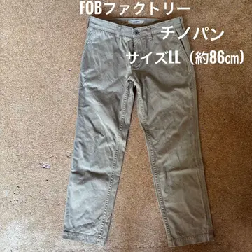 FOB FACTORY 내로우 퓨전 트라우저 팬츠 치노 팬츠 W86cm