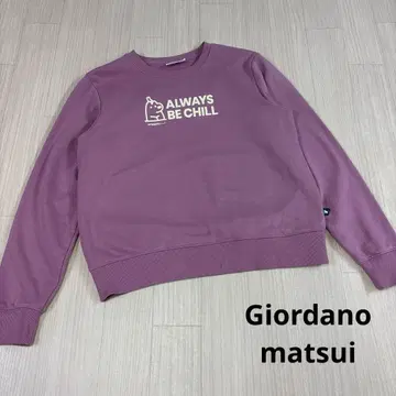 Giordano matsui ALWAYS BE CHILL 맨투맨 M