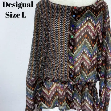 Desigual 멀티 컬러 긴팔 블라우스 L [91]