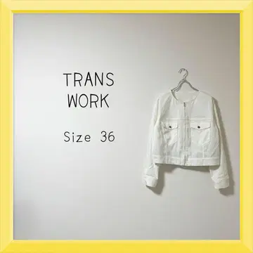1-863 TRANS WORK 노카라 자켓