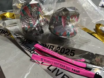 Number _i LIVE 2025 응원봉 탑 2개 세트 스트랩 포함