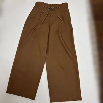 ships 브라운 와이드 팬츠