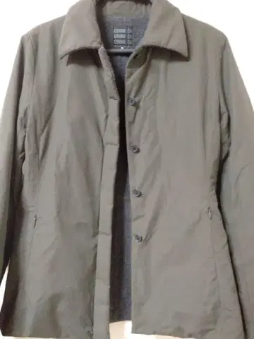 [ COMME CA 올리브 기모 안감 자켓 여성 사이즈 11 ] 따뜻한