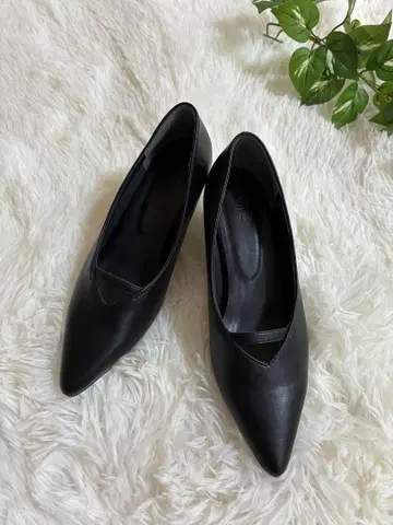 nairo 블랙 스틸레토 펌프스 22.5cm 관혼상제