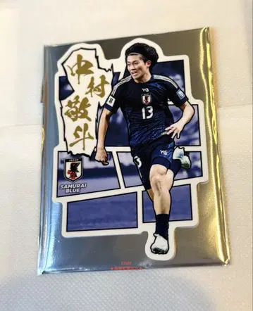 축구 일본 대표 다이컷 스티커 나카무라 케이토 선수 1장