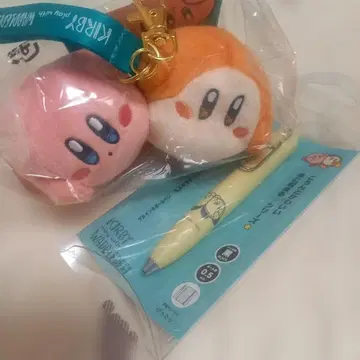 커비 플레이 위드 와돌디 마스코트 젤 잉크 볼펜