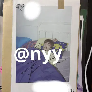 정한 친필 사인 레어