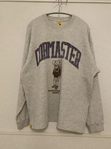 COMMASTER 그레이 긴팔 맨투맨 XL