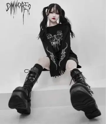 DimMoire 디딤모아르 롱T 블랙 사이즈 L