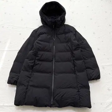 UNIQLO 심리스 다운 코트 롱 빅 사이즈 XXL 블랙