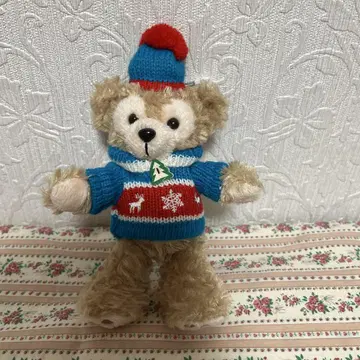 더피 봉제 인형 키링 크리스마스