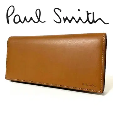 폴스미스 장지갑 Paul Smith 올드 가죽 카멜 브라운