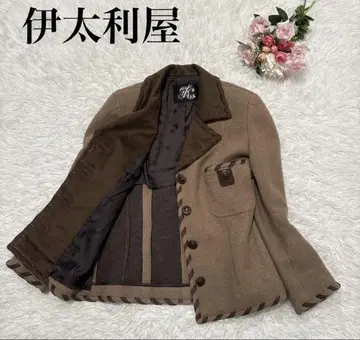 이타리야 GK 자켓 코트 브라운 계열 여성용 13호 XL 상당