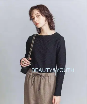 BEAUTY&YOUTH UNITED ARROWS 셔링 PO 블랙