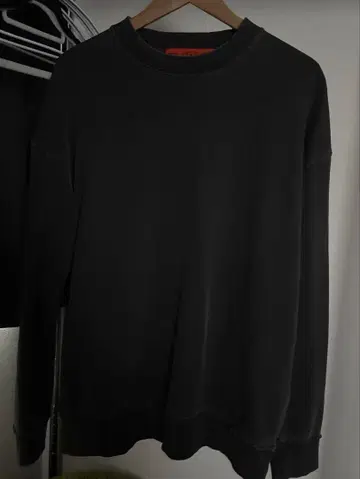 BEAMS HEART G.M.S. DECIDER 긴팔 그레이 데미지 가공