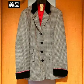 여성용 자켓, 블레이저 하운드투스 80's 빈티지 레트로