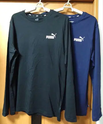 푸마 남성용 긴팔 티셔츠 L 사이즈 2점 [ 미사용 새상품 택 포함 ]