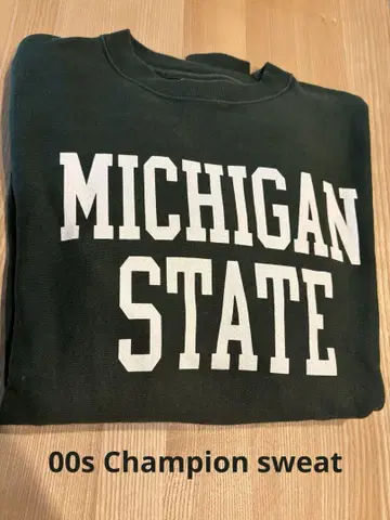 Champion MICHIGAN STATE 트레이닝복 S