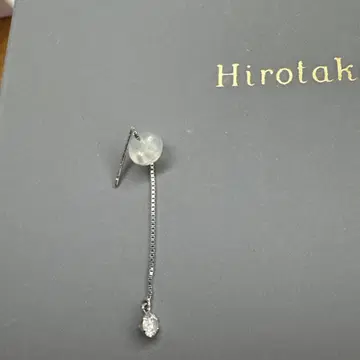 플라티나 다이아 체인 귀걸이