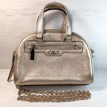 새상품급 마이클코어스 메탈릭 골드 2WAY 백