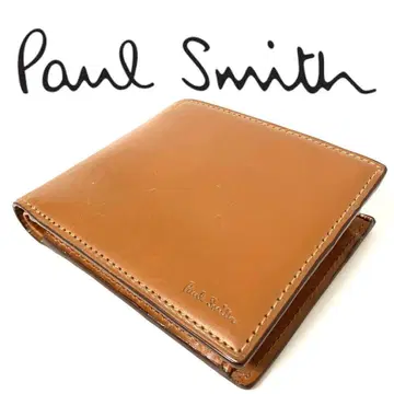 새상품 폴스미스 베지탄 스트라이프 트림 접이식 지갑 Paul Smith