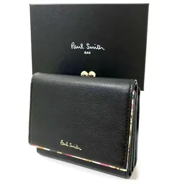 새상품 폴스미스 지갑 3단 폴더형 가마구치 지갑 마가렛 프린트 트림