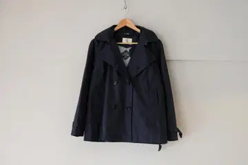 AIGLE 에이글 네이비 레인코트 고어텍스 숏 트렌치