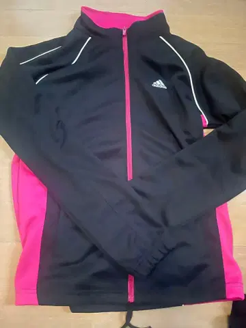 아디다스 저지 상하의 세트 블랙/핑크