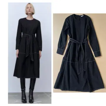 ZARA 롱 블랙 원피스