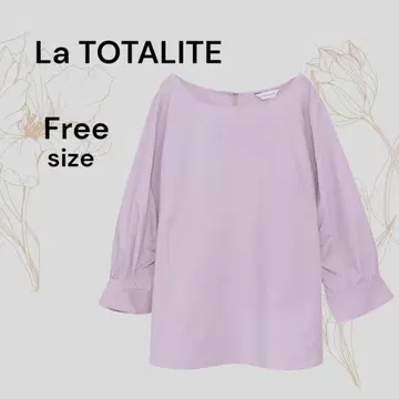 La TOTALITE 새상품급 스모키 핑크 튜닉 셔츠 블라우스
