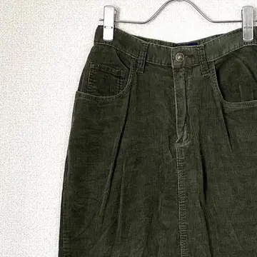 GAP 롱 스커트 타이트 코듀로이 백 슬릿 포켓 부착