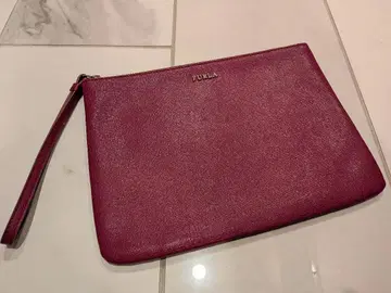 FURLA 훌라 엔벨로프 파우치 클러치백 스트랩 포함