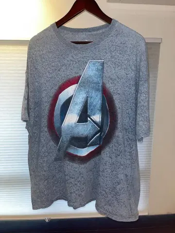 MARVEL 어벤져스 시빌 워 T셔츠 2XL 서리 내린 블루