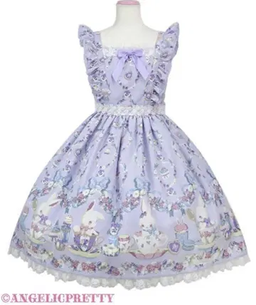 미사용 새상품 flower garden tea time jsk 라벤더