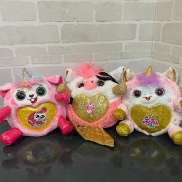 레인보우콘즈 봉제 인형 3체 세트